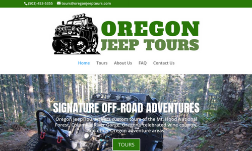 Oregon Jeep Tours, Daryle Rico Creative Services